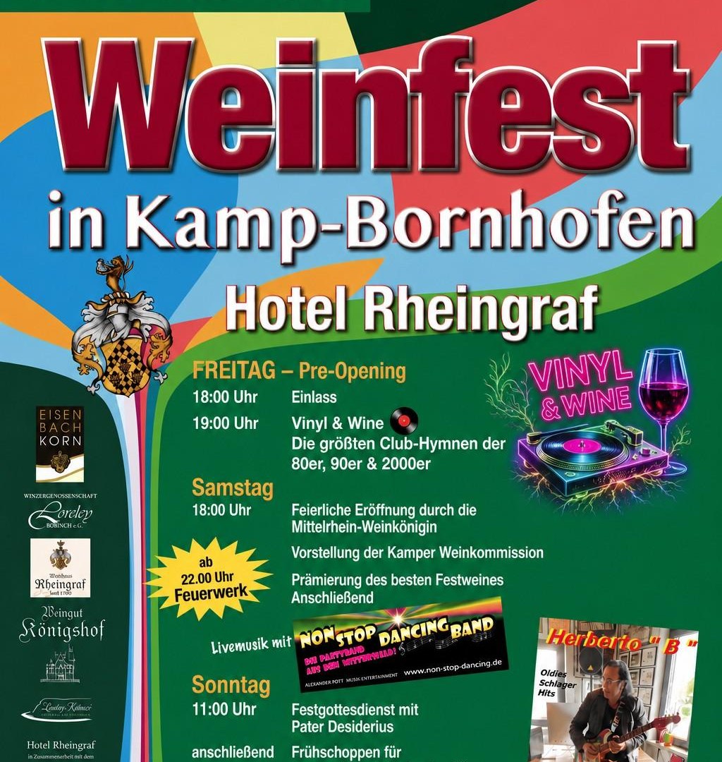 Weinfest_Plakat | &copy; Hotel Rheingraf