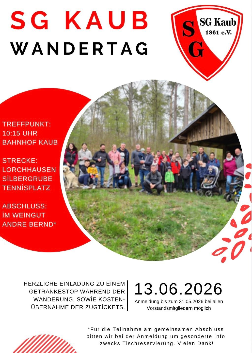 SG Kaub_Wandertag 2026 | © SG Kaub