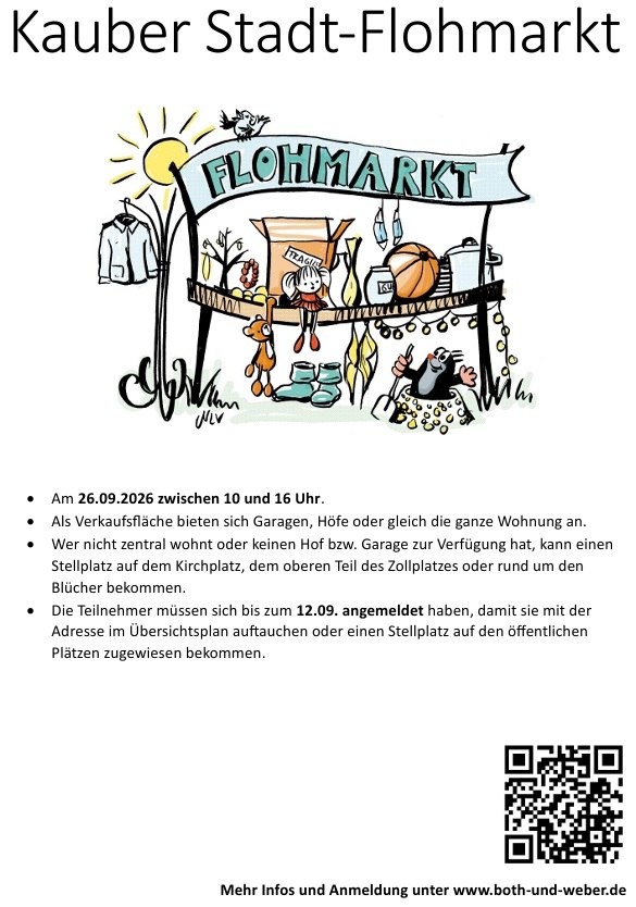 Kauber Stadt-Flohmarkt_Anmeldung | © Both-Weber