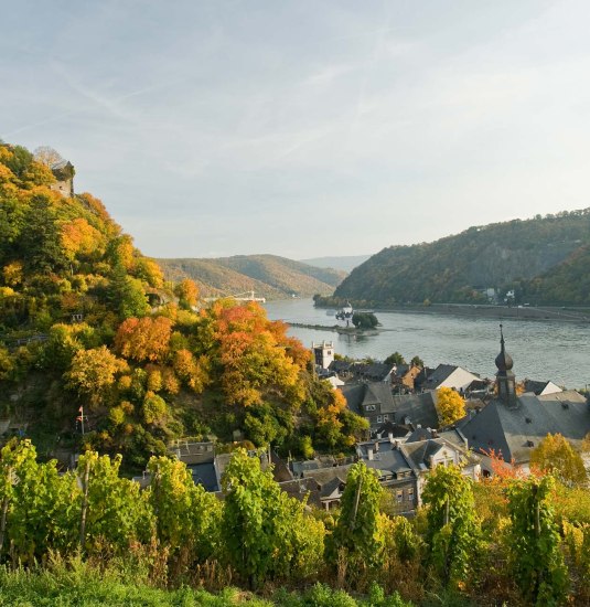Kaub im Herbst | © Dominik Ketz Kaub im Herbst | © Dominik Ketz