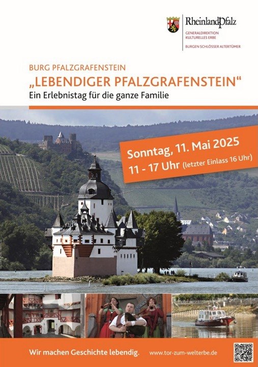 LEBENDIGER PFALZGRAFENSTEIN | © Stadt Kaub