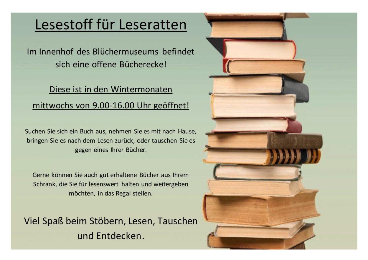 Plakat-Bücherecke-Winter-mittwochs | © Stadt Kaub Plakat-Bücherecke-Winter-mittwochs | © Stadt Kaub