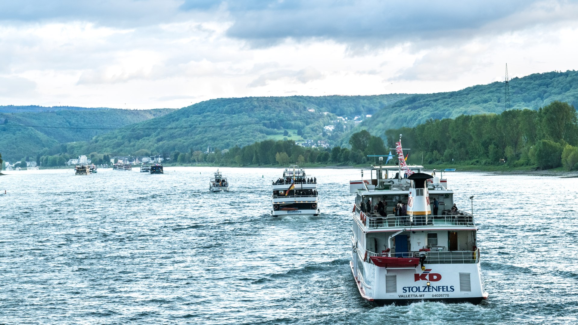 Schiffskorso  | &copy; Dominik Ketz / Romantischer Rhein Tourismus GmbH