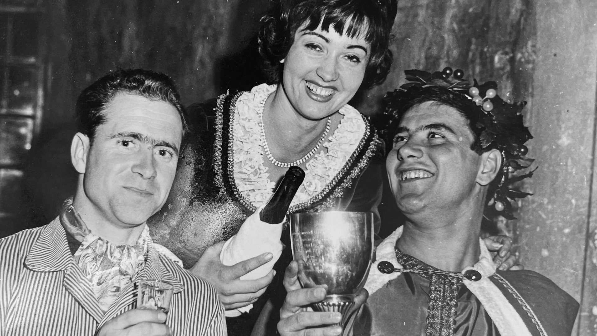 Weinprobe 1964 auf der Marksburg | &copy; Archiv Stadt Braubach