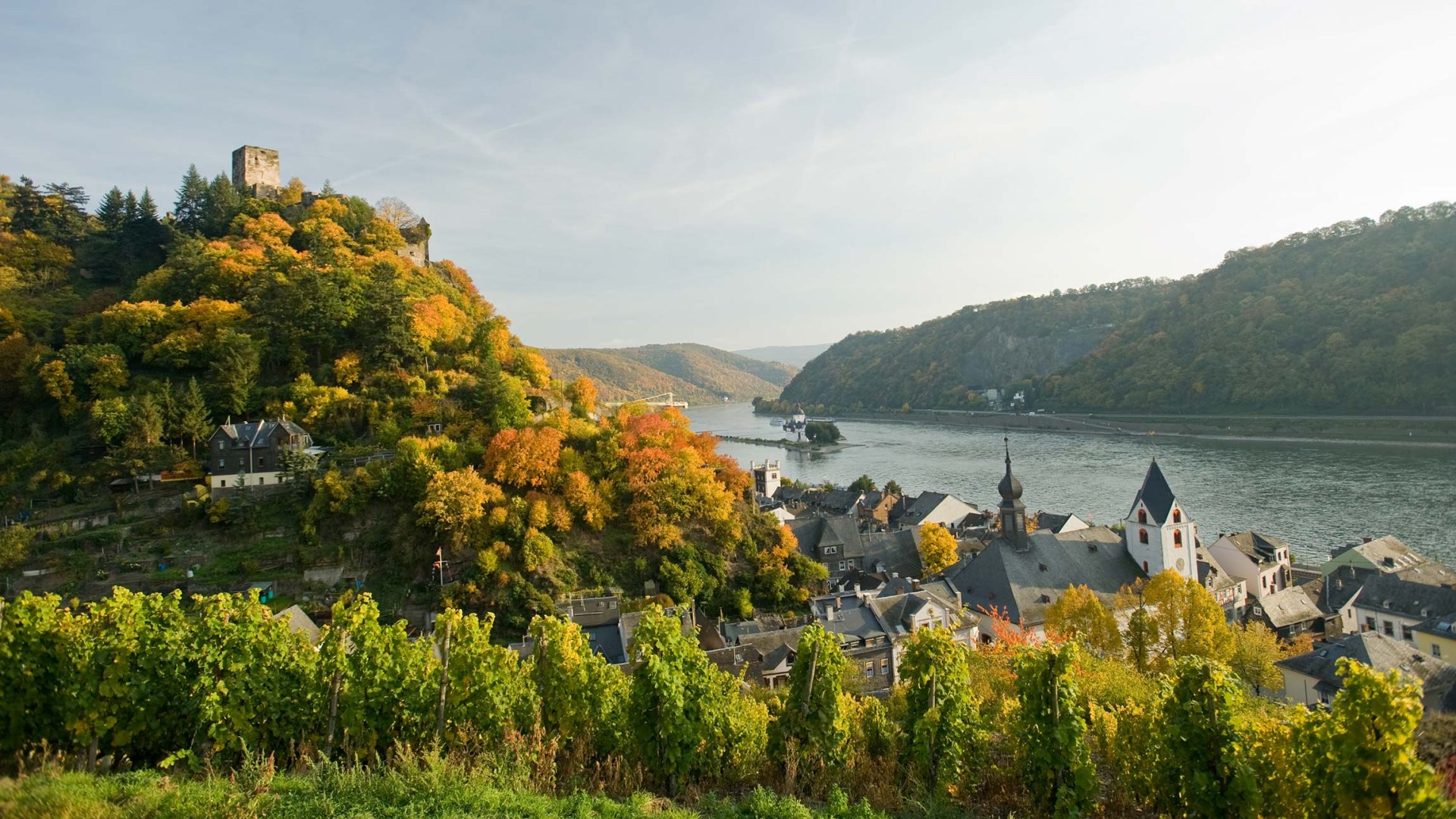 Kaub im Herbst | © Dominik Ketz