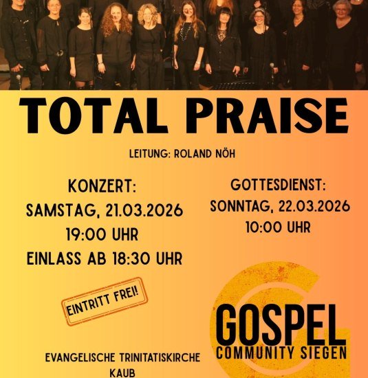 Plakat | © Gospel Community Siegen Plakat | © Gospel Community Siegen