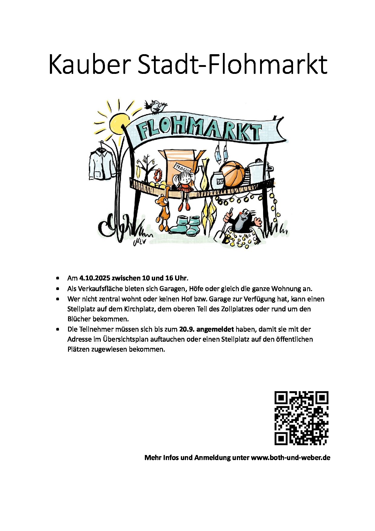 Kauber Stadt-Flohmarkt_Anmeldung | © Stadt Kaub