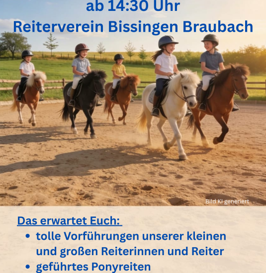 Tag des offenen Stall 2026 | © RV Bissingen e.V. Tag des offenen Stall 2026 | © RV Bissingen e.V.