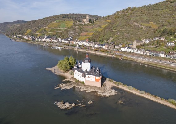 Pfalzgrafenstein von oben | © Andreas Pacek, fototour-deutschland.de Pfalzgrafenstein von oben | © Andreas Pacek, fototour-deutschland.de