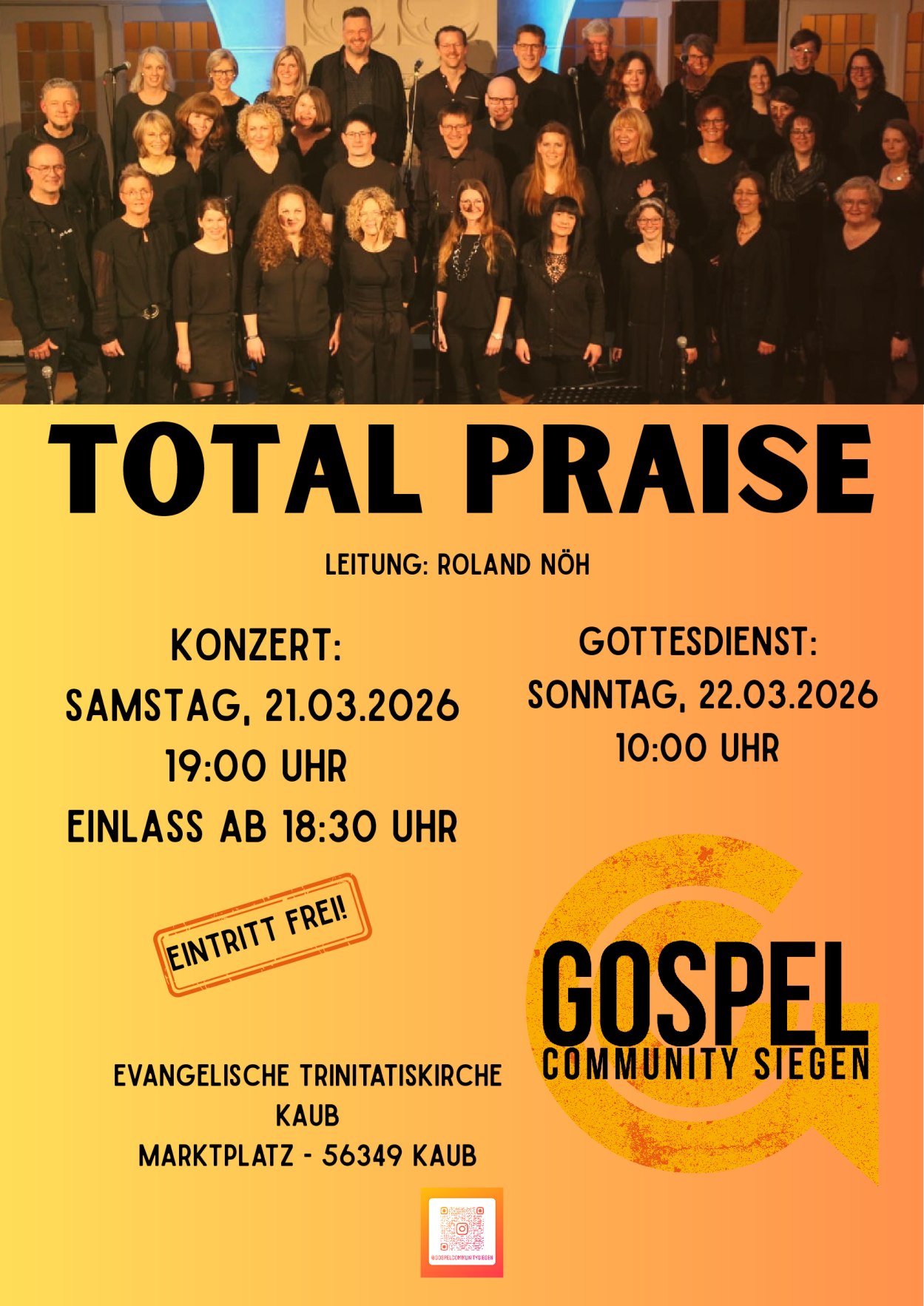 Gospel Community Siegen - Gospelkonzert | © Stadt Kaub