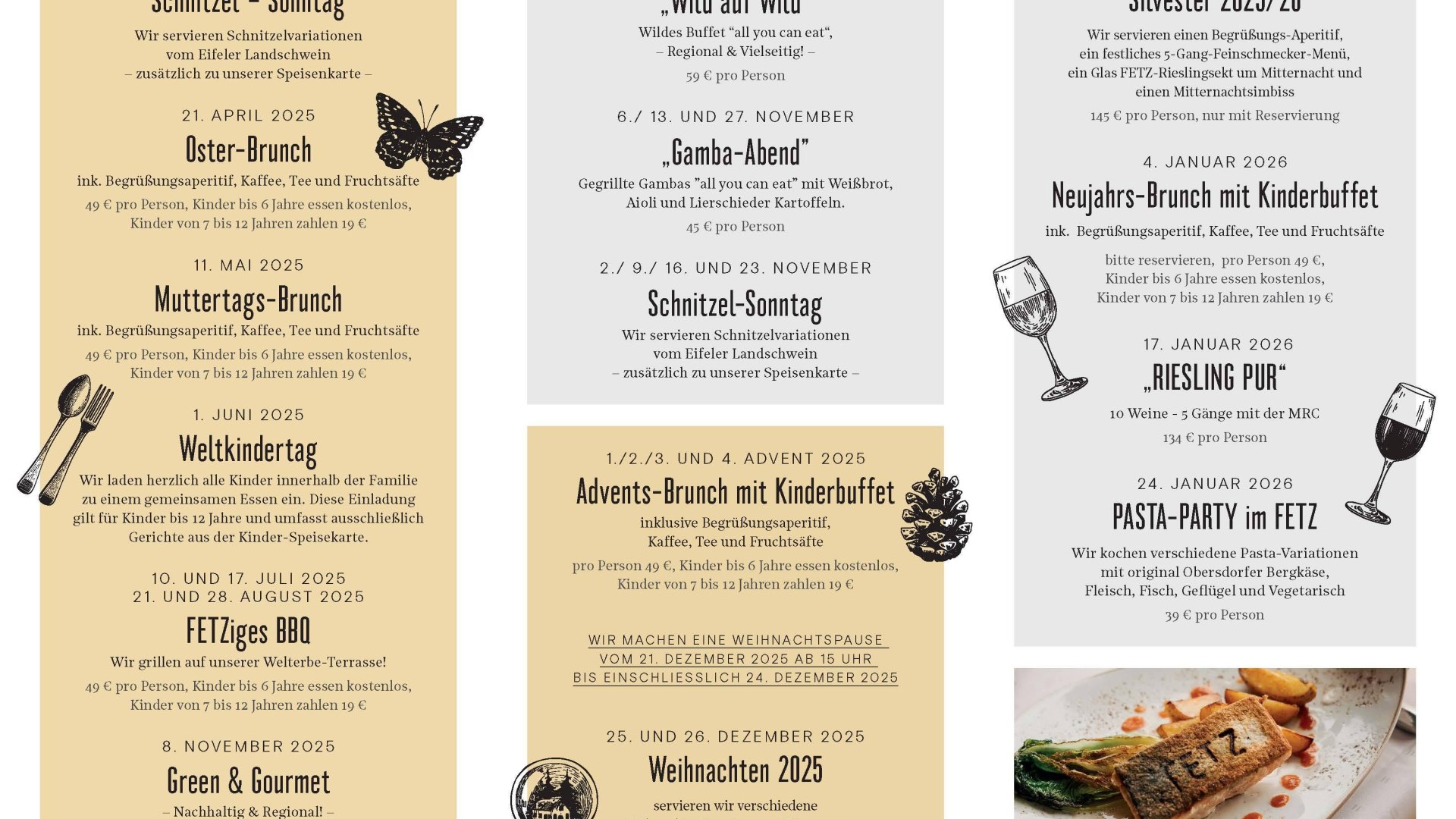 Veranstaltungen 2025 | © Hotel Fetz Veranstaltungen 2025 | © Hotel Fetz