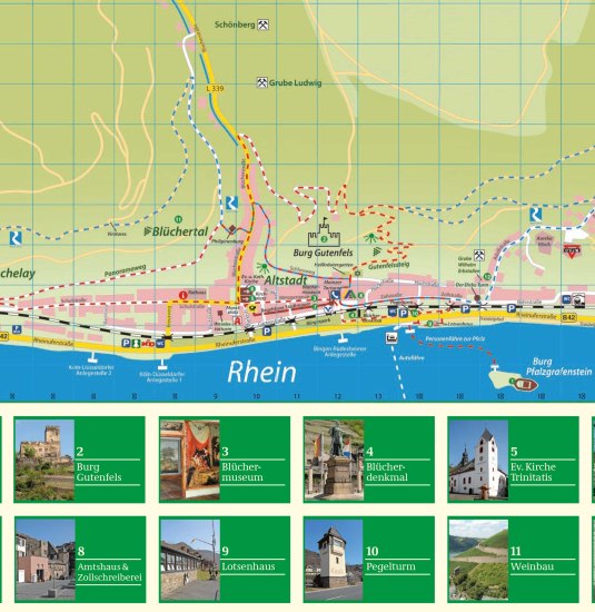 Sehensw&uuml;rdigkeiten in Kaub