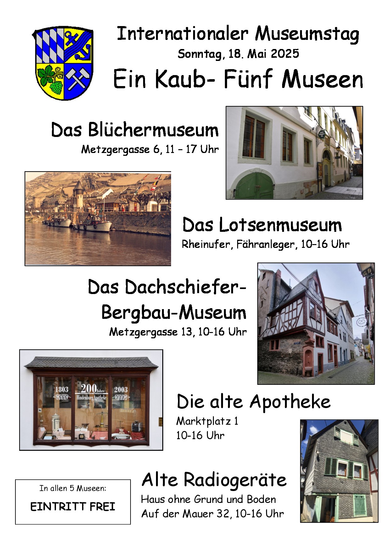 Internationaler Museumstag 2025 | © Stadt Kaub