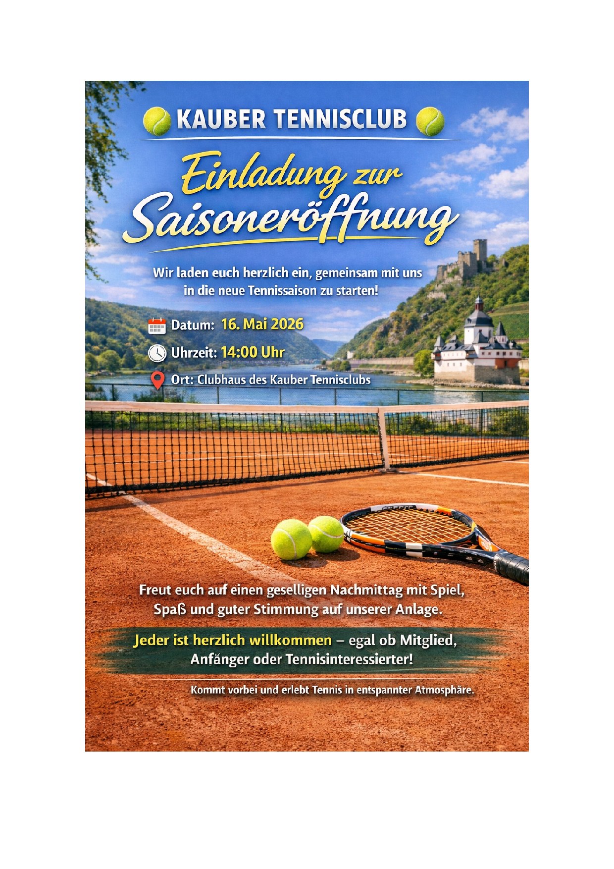 Kauber Tennisclub_Saisoneröffnung 2026 | © Petra Jeschke