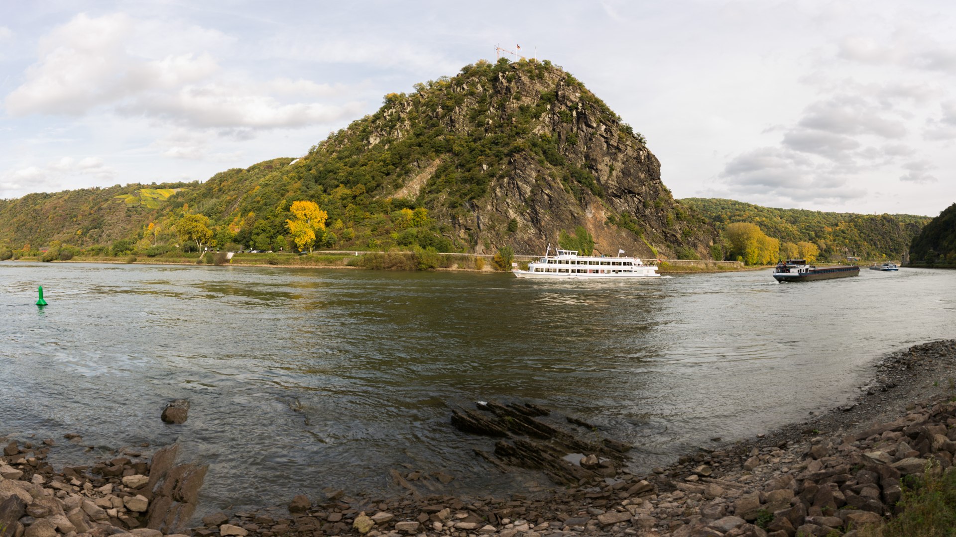 Der Loreleyfelsen | © Henry Tornow / Romantischer Rhein Tourismus GmbH Der Loreleyfelsen | © Henry Tornow / Romantischer Rhein Tourismus GmbH